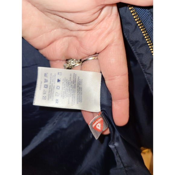 Lands End Navy Misses Quilted Jacket Size M(10-12) - Picture 6 of 7